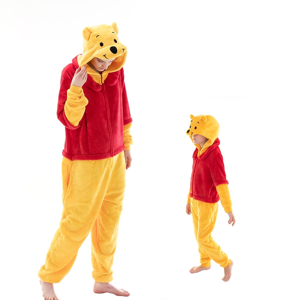 Kinder Erwachsene Karikatur Gruppenkostüm Nachtwäsche Pyjamas-Einteiler Faschingskostüme Tier Pyjamas-Einteiler Kigurumi-Pyjamas Lustiges Kostüm Für Herren und Damen Jungen und Mädchen Karneval Lightinthebox