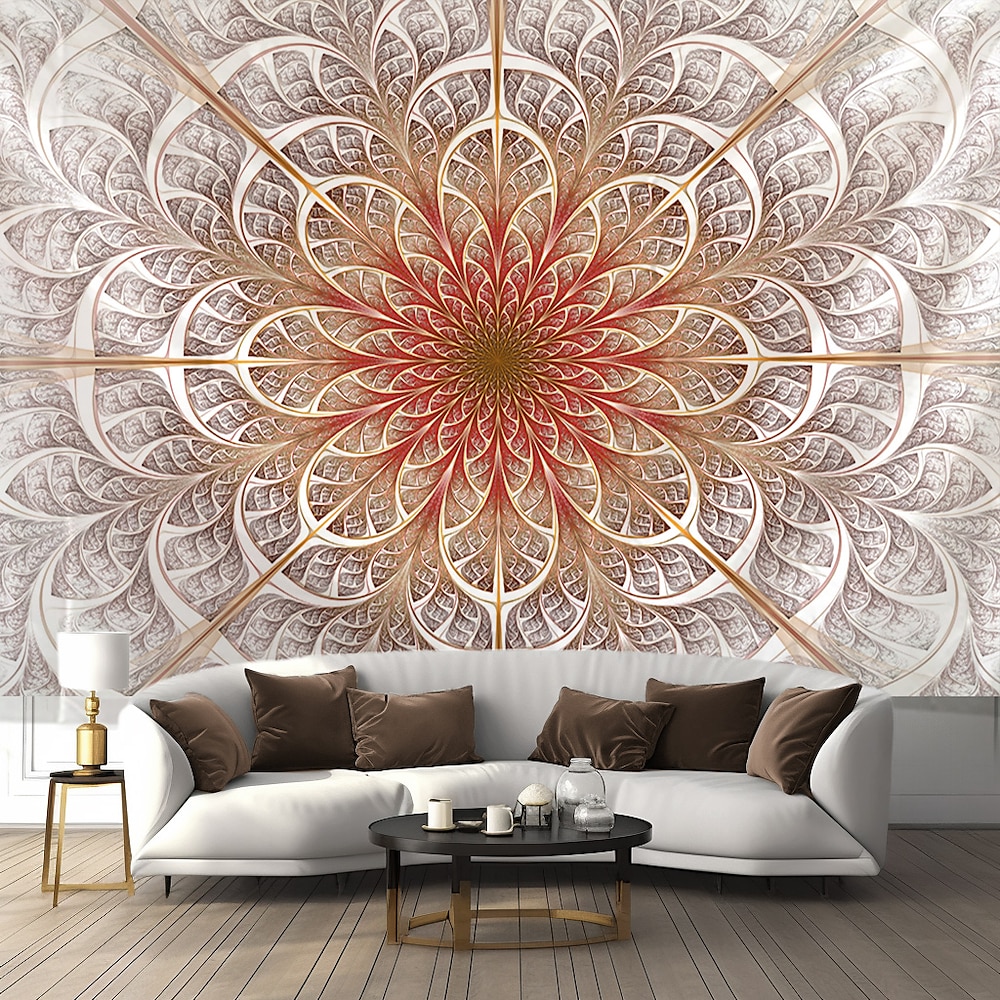 Mandala-Bohemien-Hängeteppich, Hippie-Wandkunst, großer Wandteppich, Wanddekoration, Fotografie, Hintergrund, Decke, Vorhang, Zuhause, Schlafzimmer, Wohnzimmer, Dekoration Lightinthebox