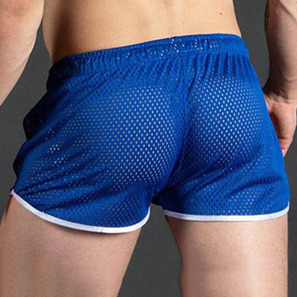 Herren Shorts Kurze Hosen Sonntags-Shorts Sport Ausgehen Wochenende Laufen Bequem Kordelzug Elastische Taille Gestreift Knielänge Gymnastik Sportkleidung Schwarz Weiß Mikro-elastisch Lightinthebox