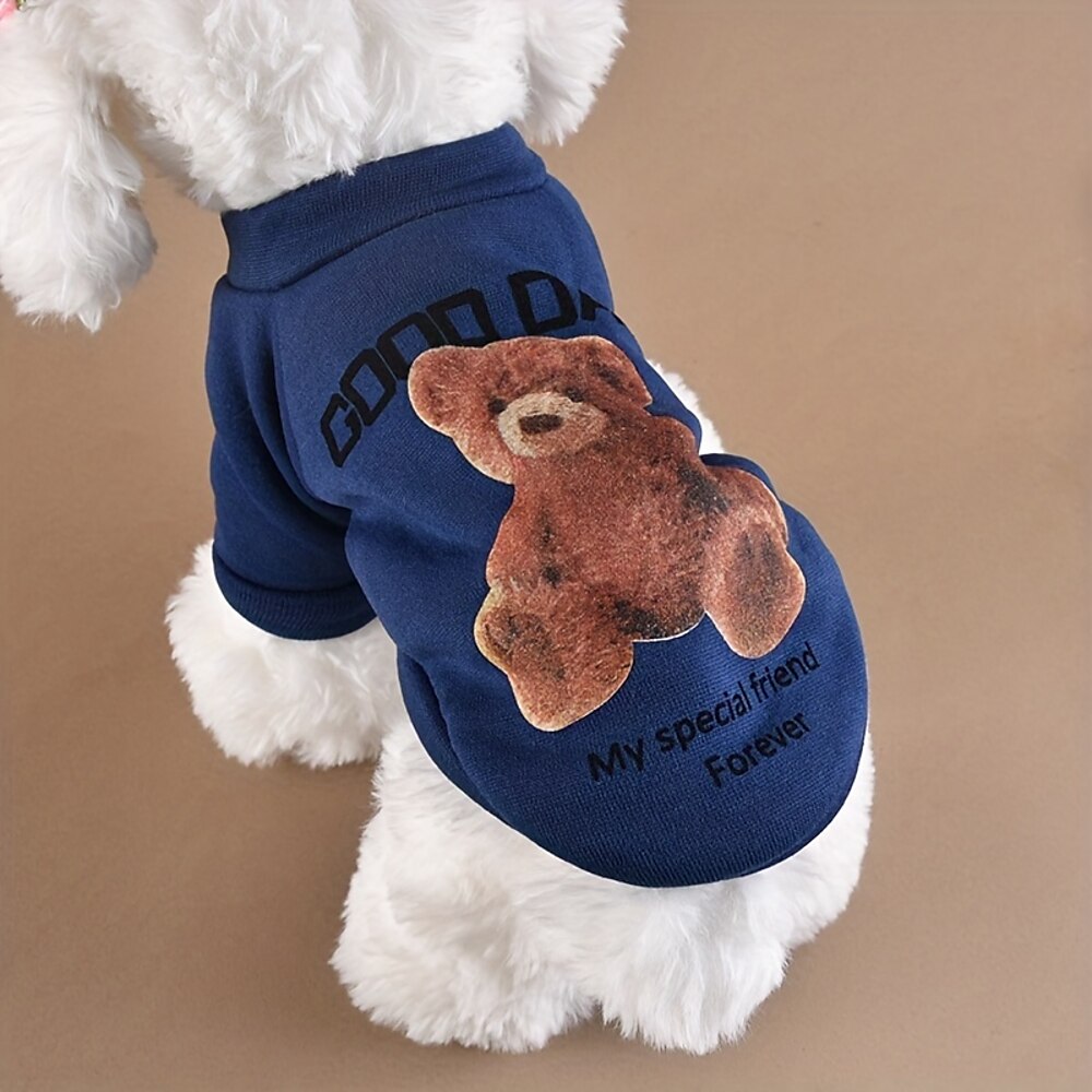 Hunde Katzen Pullover Modisch Kuschelig Winter Warm Weich Waschbar Komfortabel Outdoor Sport Hundebekleidung for Bichon Frise Pudel Spitz kleines Haustier Schmetterling Lightinthebox