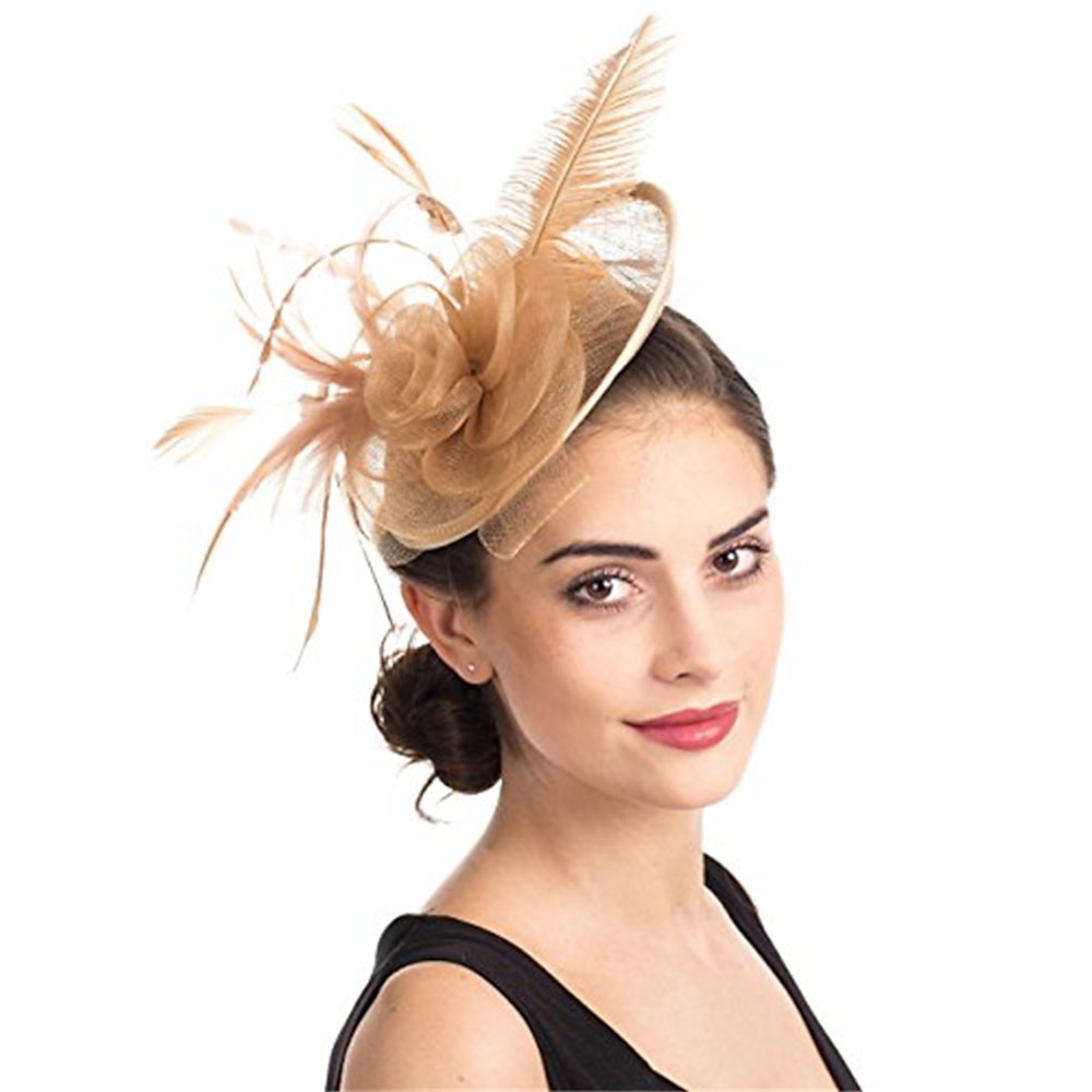 Retro Vintage 1950s 1920s Fascinators Hut Schleier-Stirnband Kopfbedeckung Brautkleidung Damen Halloween Maskerade Party / Abend Erwachsene Kopfbedeckung Lightinthebox