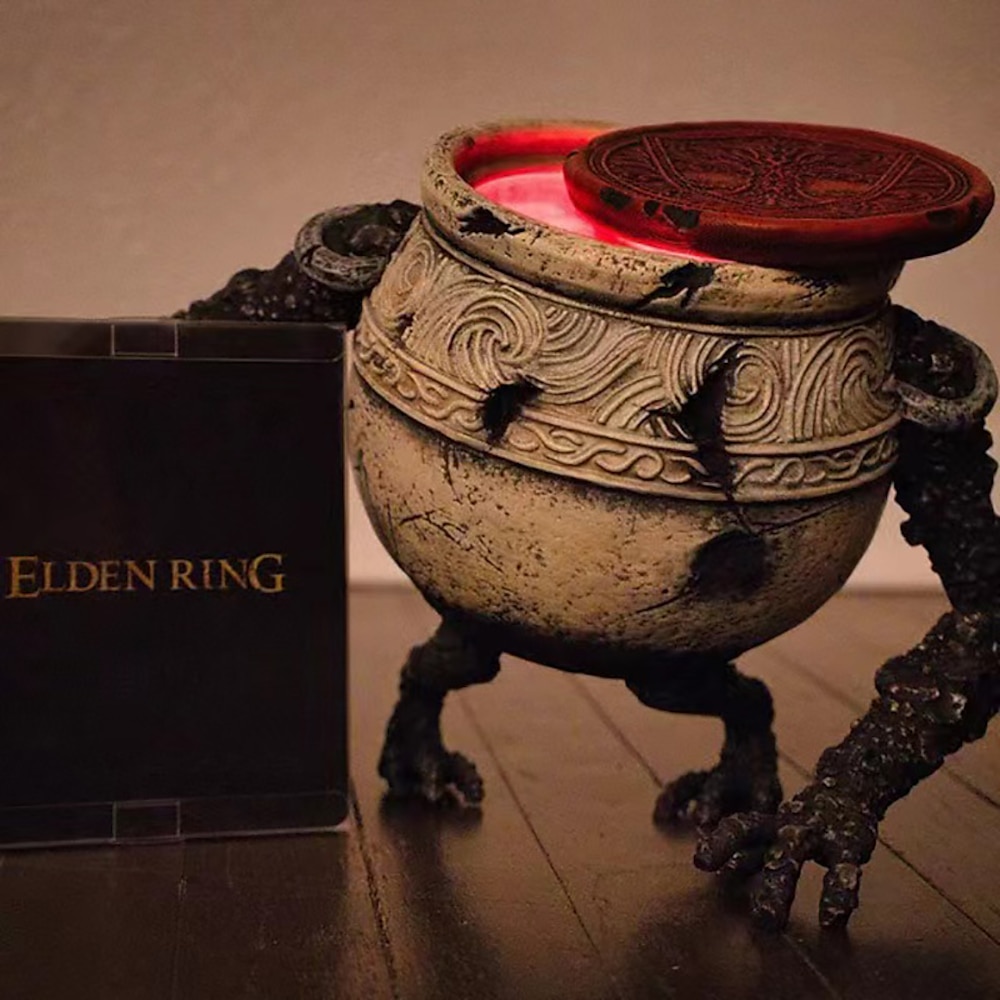 Elden Ring Pot Boy-Statuen mit eingebauten LED-Lichtern mit Farbwechsel, Merchandise-Pot Boy-Figuren, Tischlampe für die Inneneinrichtung, Spielefan-Kollektion für Weihnachtsgeschenke Lightinthebox