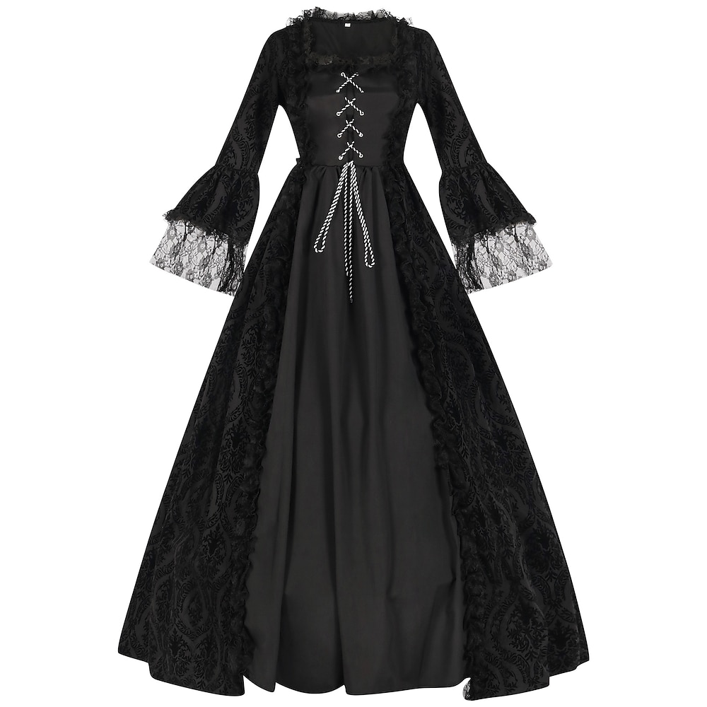 Mittelalterlich Renaissance Cocktailkleid Ballkleid Outlander Damen Fantasie Halloween Karneval Maskerade Party / Abend Festival Erwachsene Kleid Lightinthebox