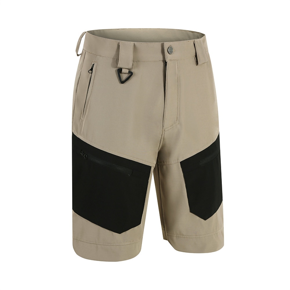 Herren Taktische Shorts Cargo Shorts Kurze Hosen Shorts Kurze Hosen Sommer-Shorts Kurze Hose für Wanderer Knopf hoch Multi Pocket Farbblock Komfort tragbar Knielänge Outdoor Sport Täglich Modisch Lightinthebox