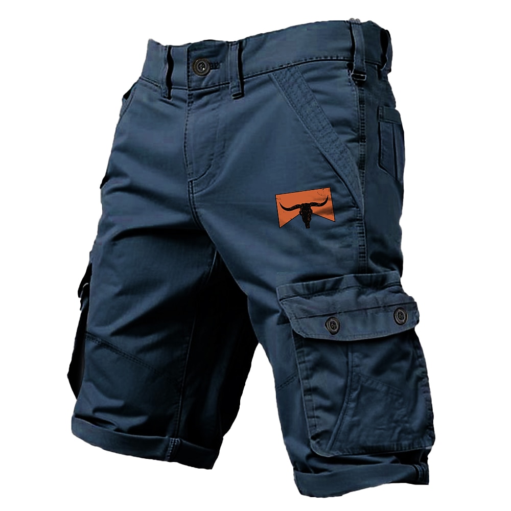 Herren Fahne Cargo Shorts Kurze Hosen Mittlere Taillenlinie Klassisch Sports Outdoor 6 Tasche Designer Bekleidung Lightinthebox