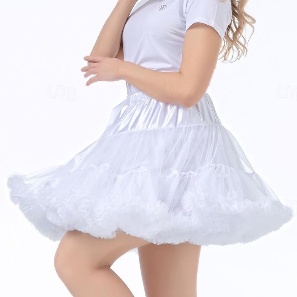 Retro Vintage 1950s Minimantel Tutu Unter Rock Tüllrock Prinzessin Damen Halloween Party / Abend Röcke Lightinthebox