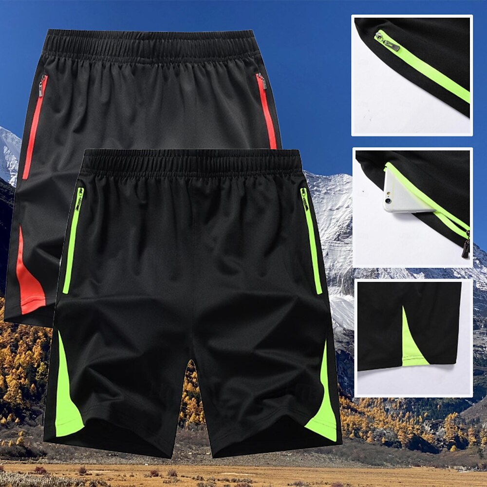 Herren Sweatshorts Kurze Hose Shorts Kurze Hosen Lässige Shorts Patchwork Kordelzug Elastische Taille Farbblock Komfort Atmungsaktiv Kurz Sports Outdoor Täglich Laufen Elegant Brautkleider schlicht Lightinthebox