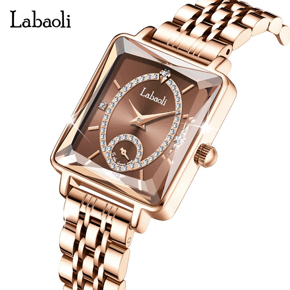 labaoli Damen-Quarzuhr, kreative Mode, lässige Armbanduhr, wasserdicht, Dekoration, Edelstahl Lightinthebox