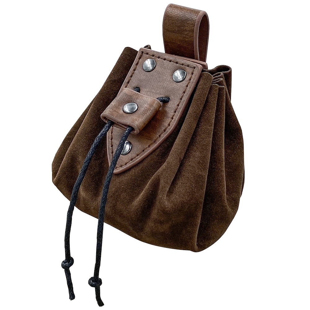 Retro Vintage Mittelalterlich Renaissance Gürteltasche Geldbörse Vikinger Ranger Elfen Herren Damen Keltisch Vikinger Halloween Karneval Maskerade Party Renaissance-Messe LARP Erwachsene Tasche Lightinthebox