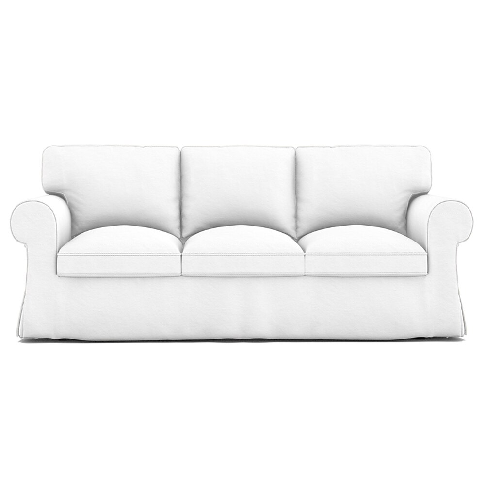 3-Sitzer Sofa-Bezug Baumwollsofa-Bezug mit 3 Kissenbezügen und 3 Rückenlehnenbezügen Ektorp Bezug waschbarer Möbel-Protektor Lightinthebox