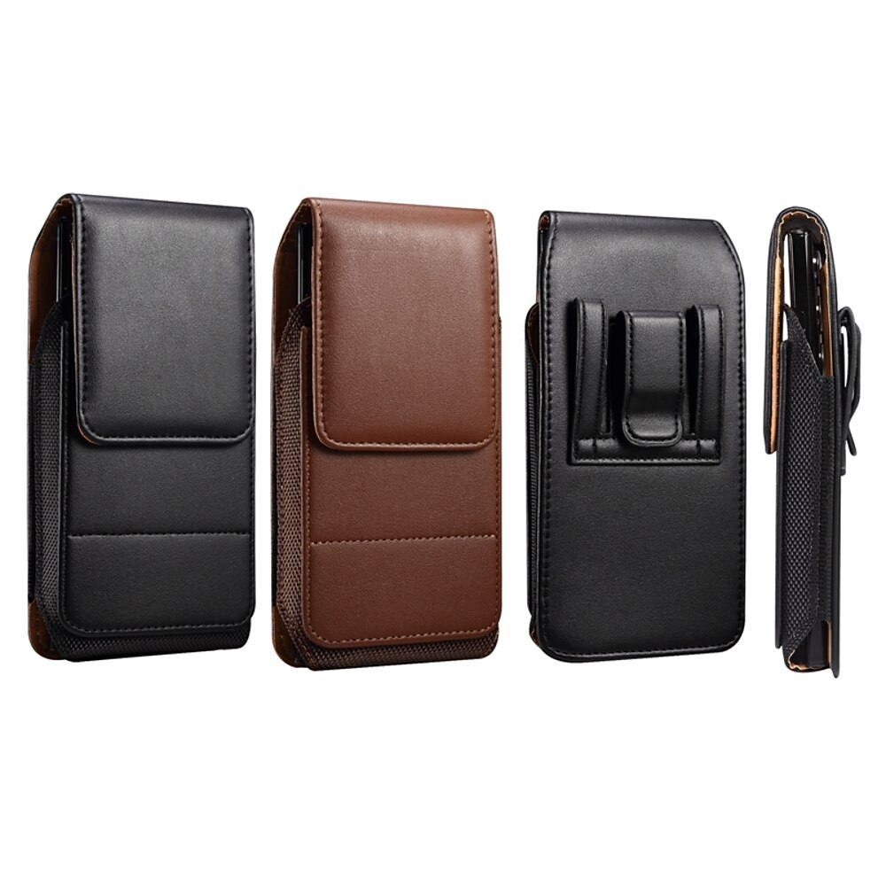 Männer Handyschlaufe Holstertasche Gürtel Hüfttasche Requisiten Pu-Leder Geldbörse Telefon Brieftasche Vintage Gürtel Handy Schutzhülle Lightinthebox