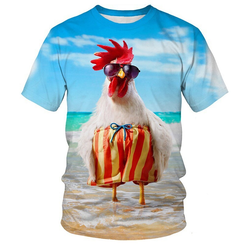 T-Shirt-Ärmel Anime 3D Grafik Für Paar Herren Damen Erwachsene Halloween Karneval Maskerade 3D-Druck Strasse Casual Lightinthebox