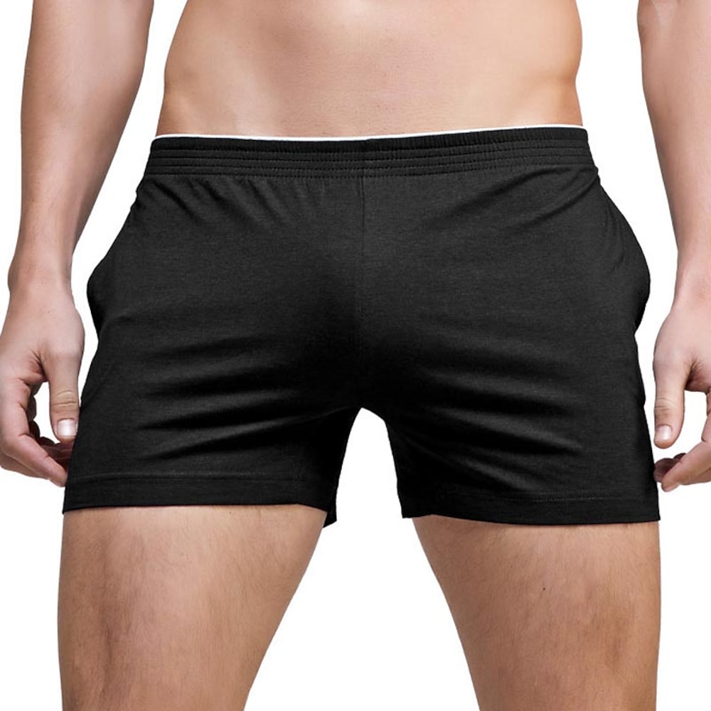 Herren kurze Sporthose Laufshorts kurze hosen Trainingsshorts Sweatshirts Tasche Elastischer Bund Kurze Hose Outdoor Sport Natur Sportlich Hauptstadt Schnelltrocknend Leichtgewichtig Weich Marathon Lightinthebox