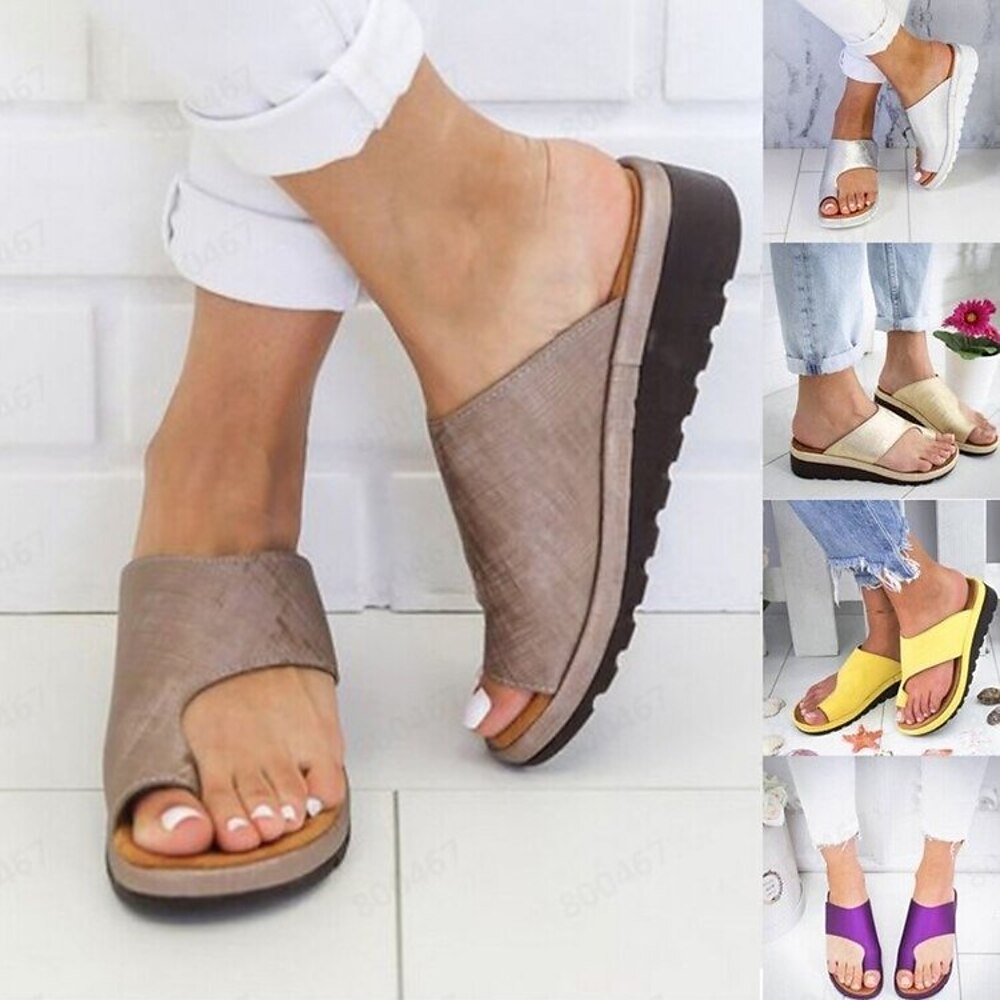 Damen Keilsandalen Outdoor Home Leopard Offene Spitze Vintage Klassisch Silber Dunkelbraun Leopard Lightinthebox
