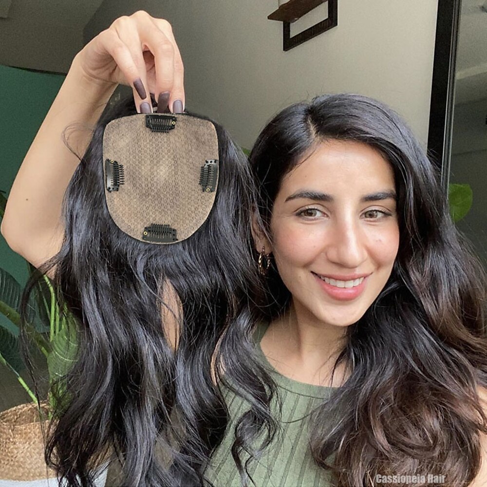 Haarteile für Frauen, Echthaar mit Pony, Molefi-Haarteilverlängerungen, Top-Haarteile für dünner werdendes Haar, Wiglets, Premium-Remy-Haar Lightinthebox
