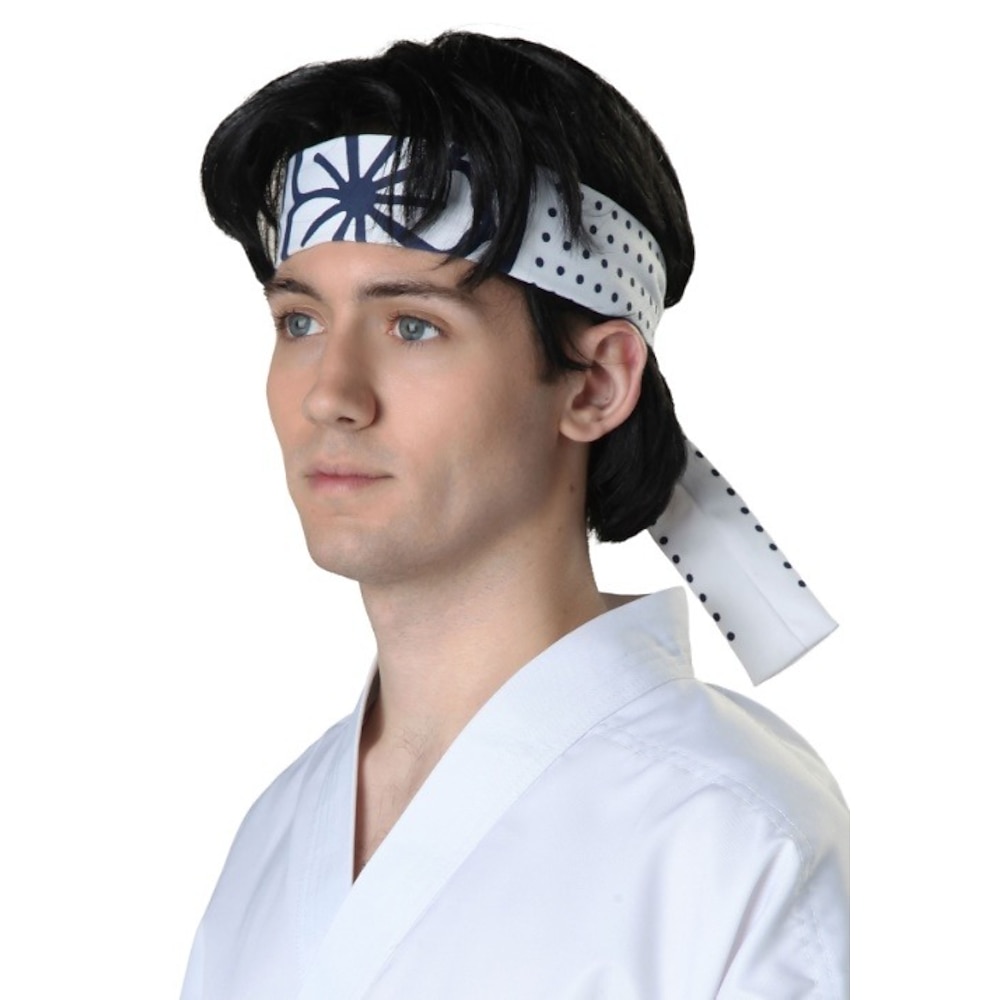 Karate Kid Daniel San Perücke für Männer Halloween Cosplay Party Perücken Lightinthebox