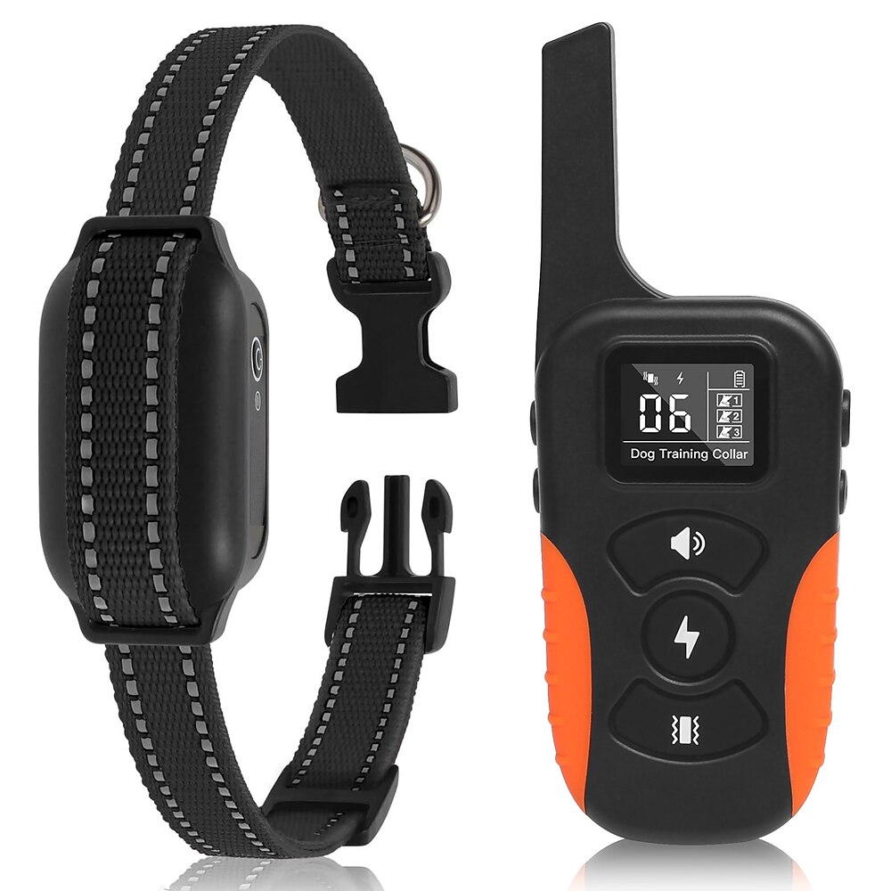 3300ft Reichweite Fern-Hundetrainingshalsband Anti-Bell-Halsband 3 Modi Piepton (9 Töne) und Vibrationsschock wasserdicht wiederaufladbar für kleine, mittelgroße und große Hunde Lightinthebox