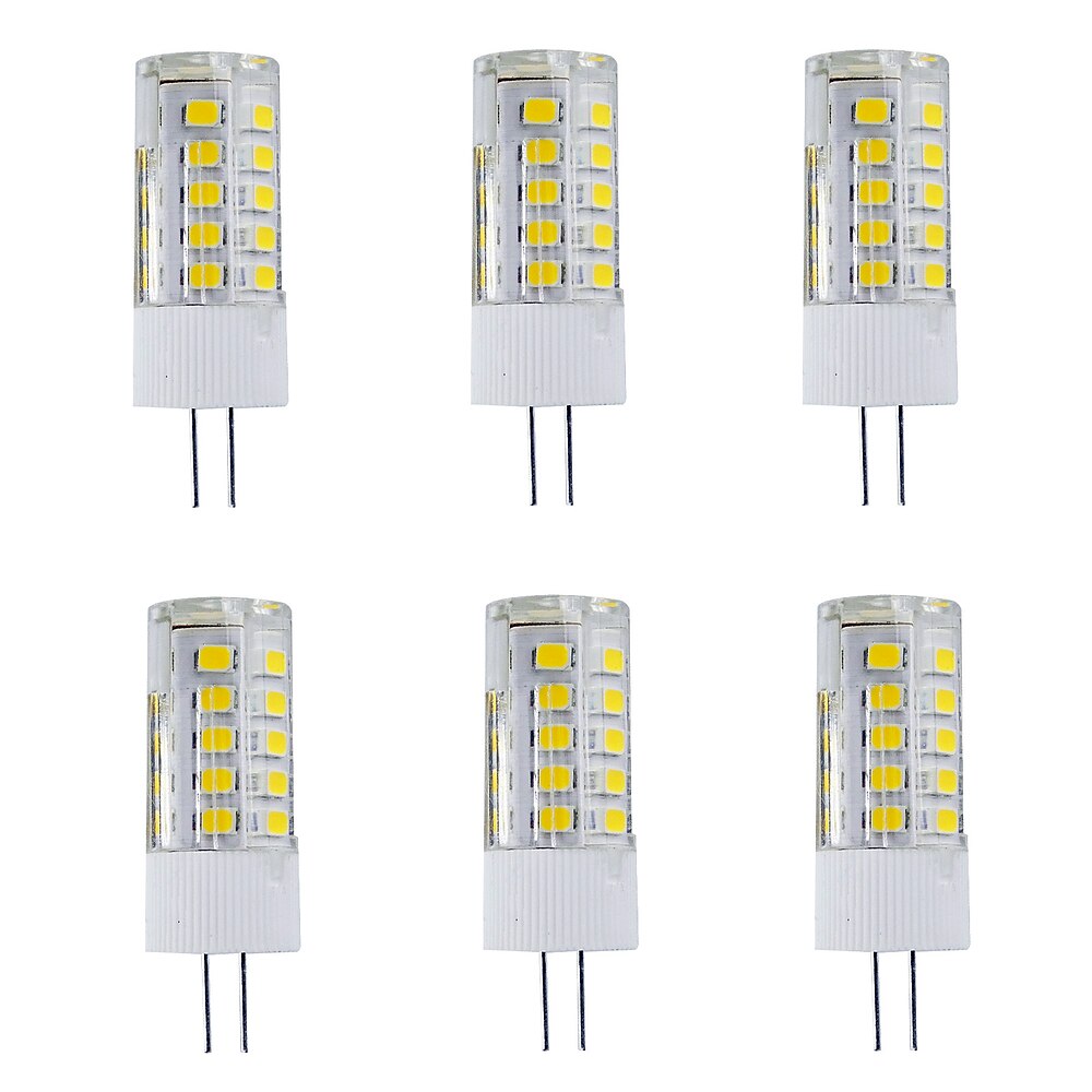 6 Stück G4 LED-Bi-Pin-Leuchten 180 Lumen 3 W 33 LED-Perlen SMD 2835 220 V 110 V Lightinthebox