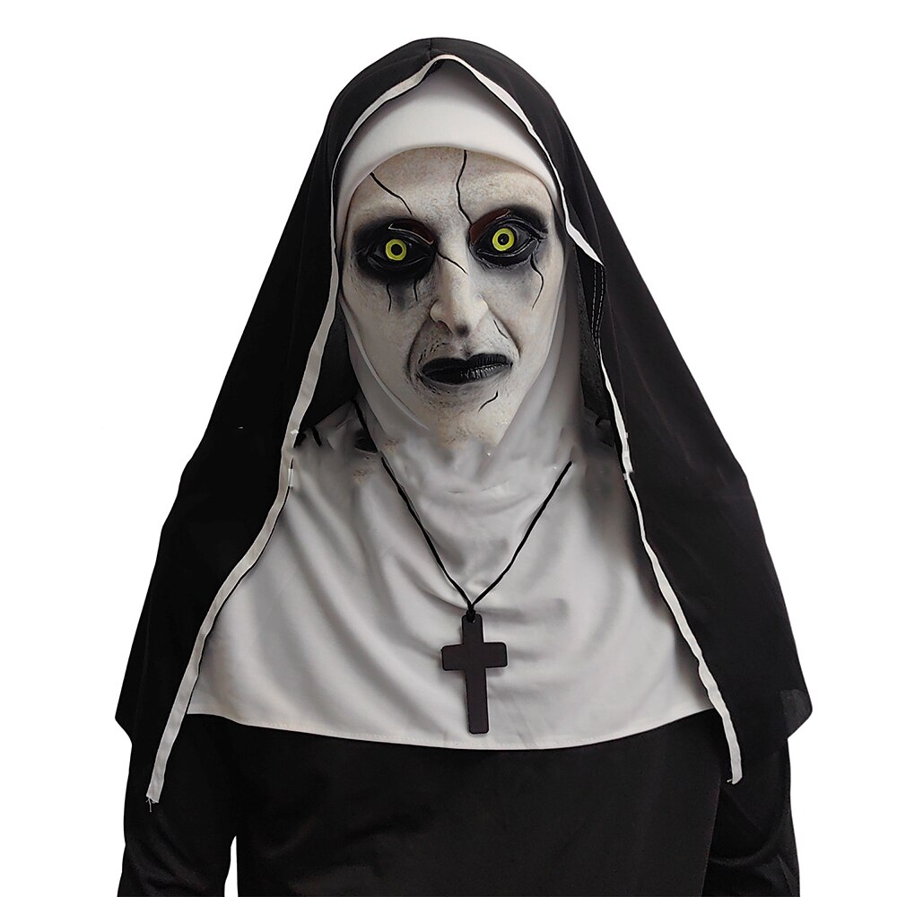 Die Nonne Zombie Maske Haloween Figuren Erwachsene Herren Damen Gruseliges Kostüm Party / Abend Festival Karneval Einfache Halloween-Kostüme Lightinthebox