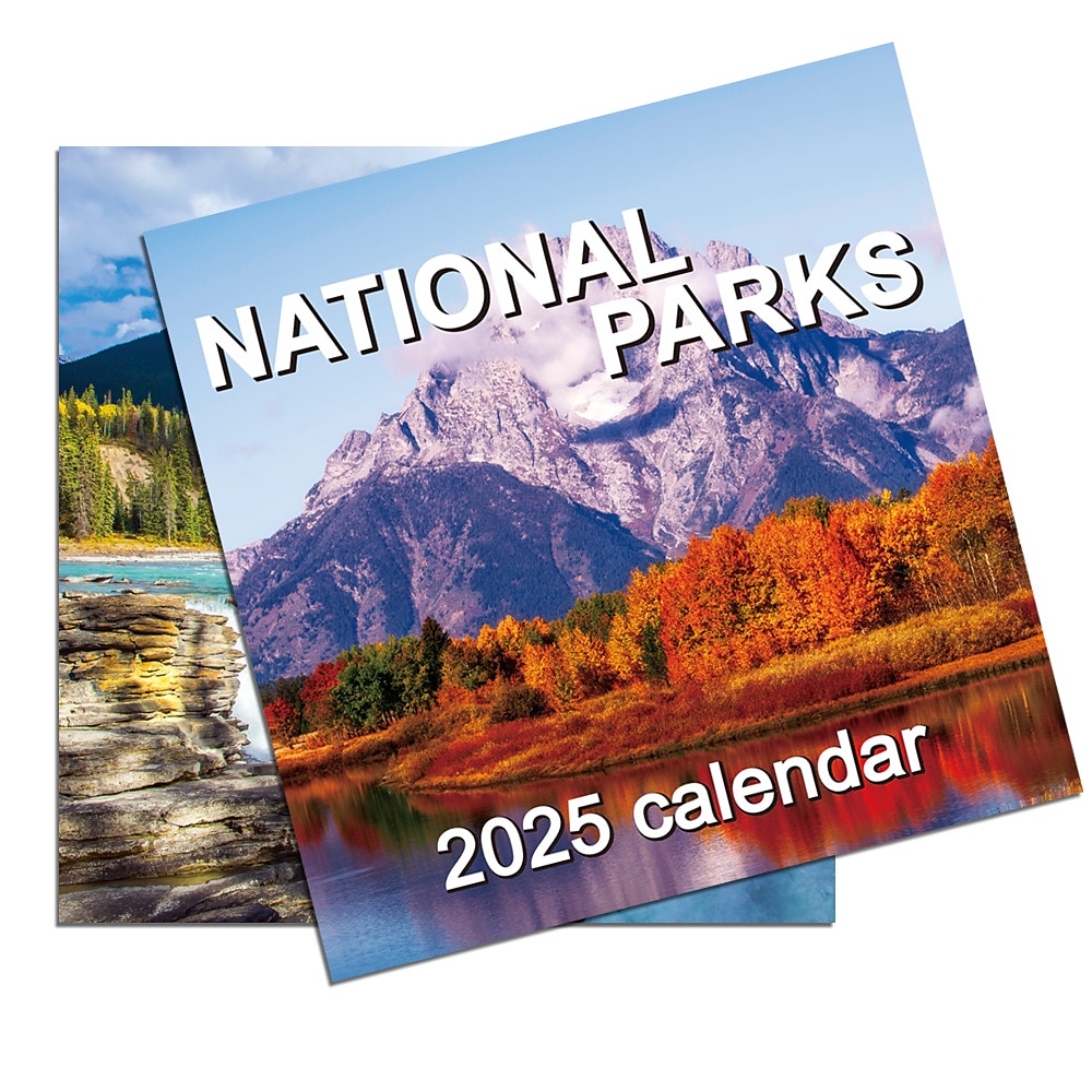 2025 Nationalparkkalender 12 Monate Spiralkalender Nationalparkwandkalender Lightinthebox