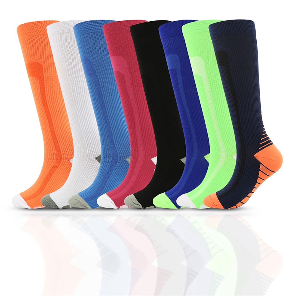 Unisex Socken Kompressionsstrümpfe Fahrradsocken Sportsocken Sportsocken Camping / Wandern Outdoor-Übungen Radfahren / Fahrradfahren Warm Rutschfest Dehnbar 1 Paar Lightinthebox