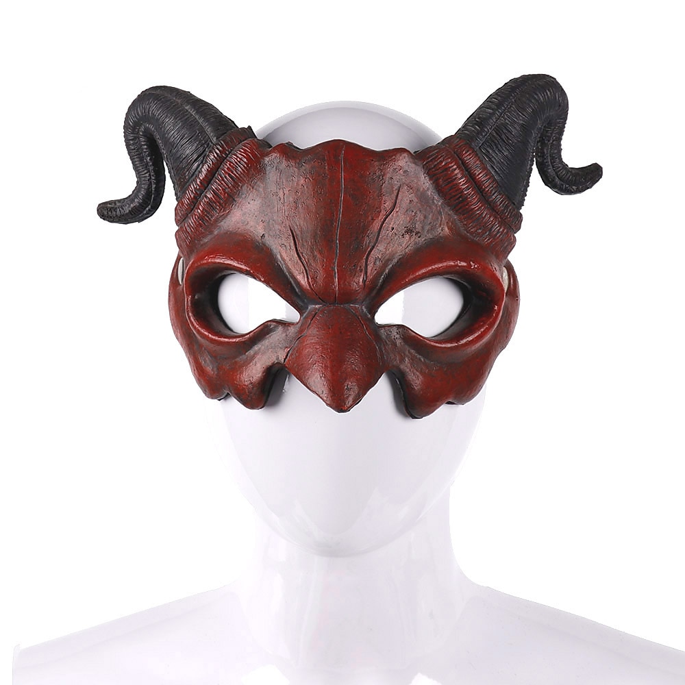 Halloween Teufel Maske Haloween Figuren Erwachsene Herren Damen Unisex Grusel Gruseliges Kostüm Halloween Karneval Einfaches Karnevalskostüm Lightinthebox