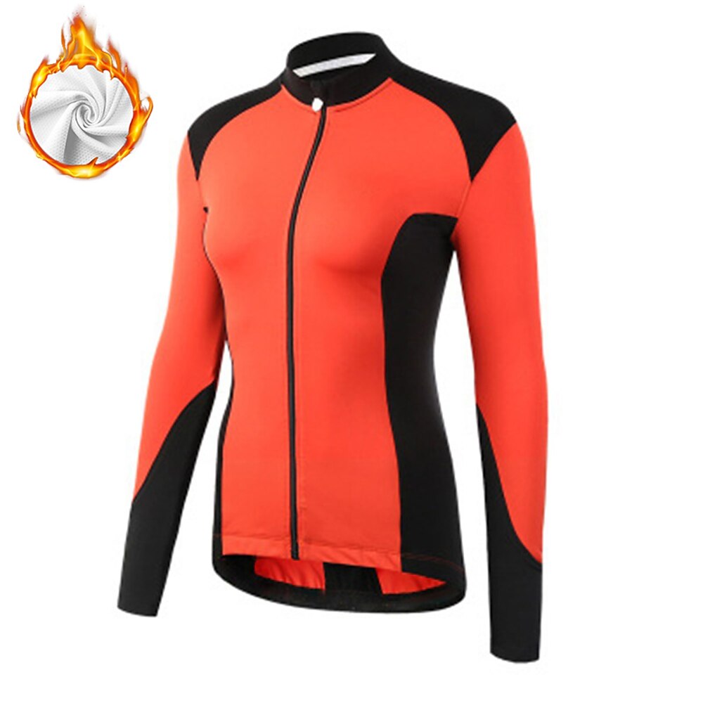 Damen Fahrradjacke damen winter Radjacke Winter warm halten Windundurchlässig Atmungsaktiv Rasche Trocknung Fahhrad Jacke Windbreaker Windjacke MTB Mountain Rennrad Radfahren in der Stadt Weiß Lightinthebox