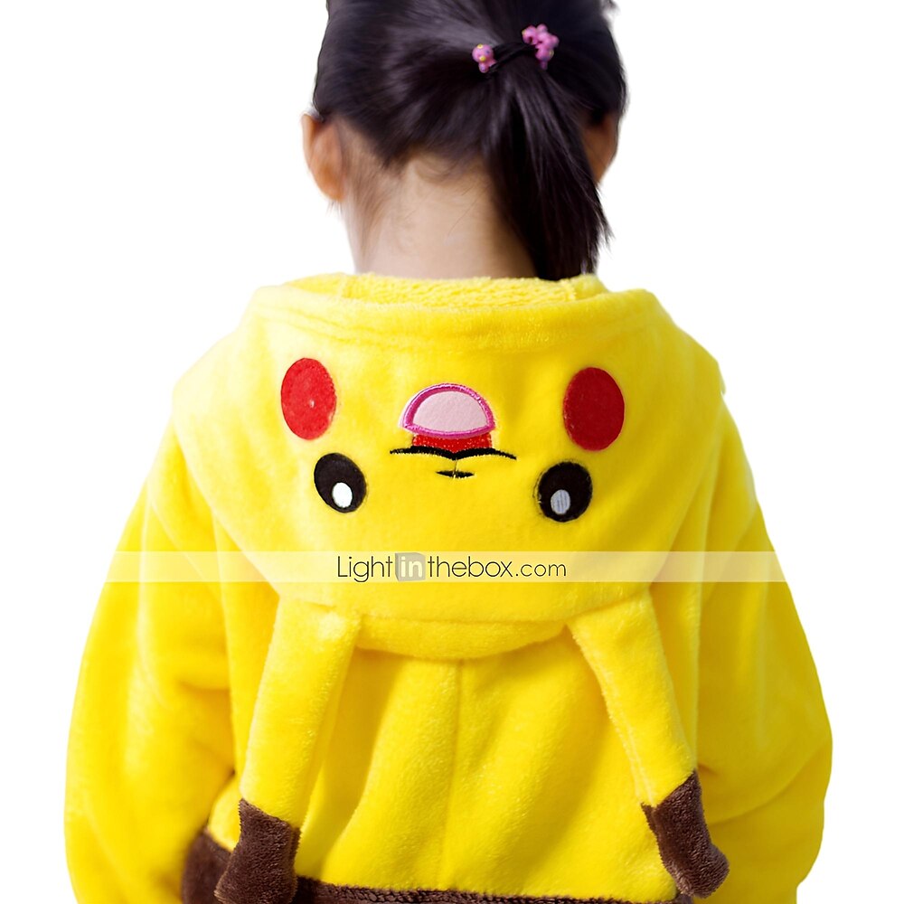 Kinder Einfarbig Nachtwäsche Tarnfarben Onesie-Kostüm Faschingskostüme Pika Pika Pyjamas-Einteiler Kigurumi-Pyjamas Charme Freundschaft Nachtkleid Für Jungen und Mädchen Weihnachten Karneval Kindertag Lightinthebox