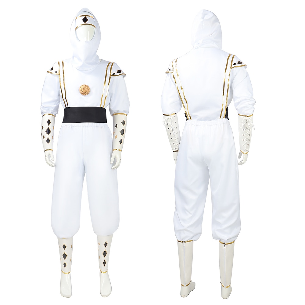 Mächtige Morphin Power Rangers Tommy Oliver Cosplay Kostüm Jumpsuit Herren Damen Film Cosplay Cosplay Karneval Maskerade Veranstaltung / Fest Maskerade Lightinthebox