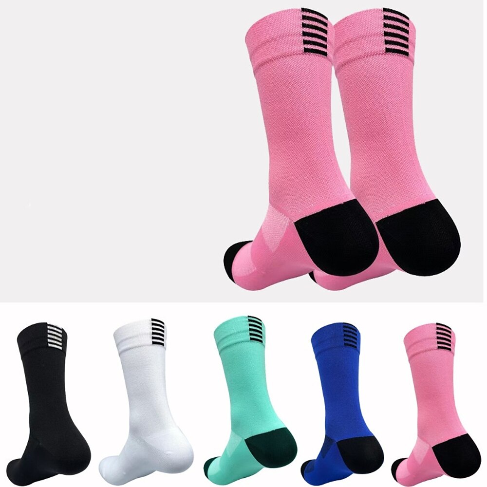 Unisex Socken Kompressionsstrümpfe Fahrradsocken Sportsocken Sportsocken Camping / Wandern Outdoor-Übungen Radfahren / Fahrradfahren Anti-Rutsch warm rutschsicher 1 Paar Lightinthebox