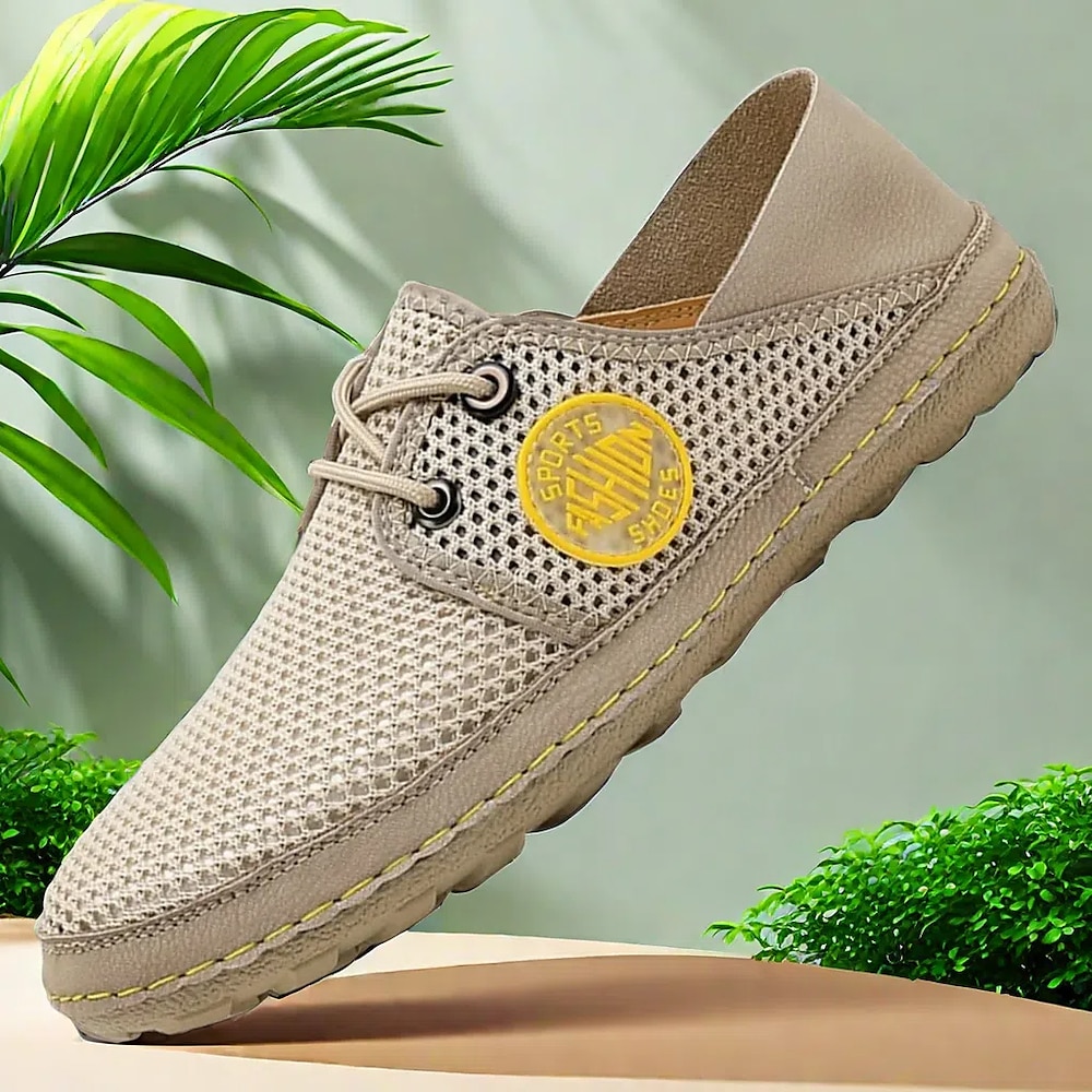 Leichte, atmungsaktive Mesh-Freizeitschuhe für Herren - bequeme Slipper für Outdoor-Aktivitäten im Sommer Lightinthebox