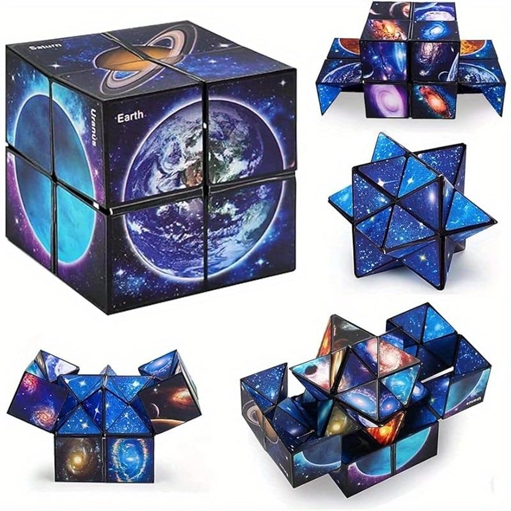 Infinity Star Cube Zappelspielzeug - lehrreich, stressabbauend, tragbares Puzzle für Weihnachten, Erntedankfest, Neujahrsgeschenk, Halloween-Geschenk und alle Gelegenheiten. Lightinthebox