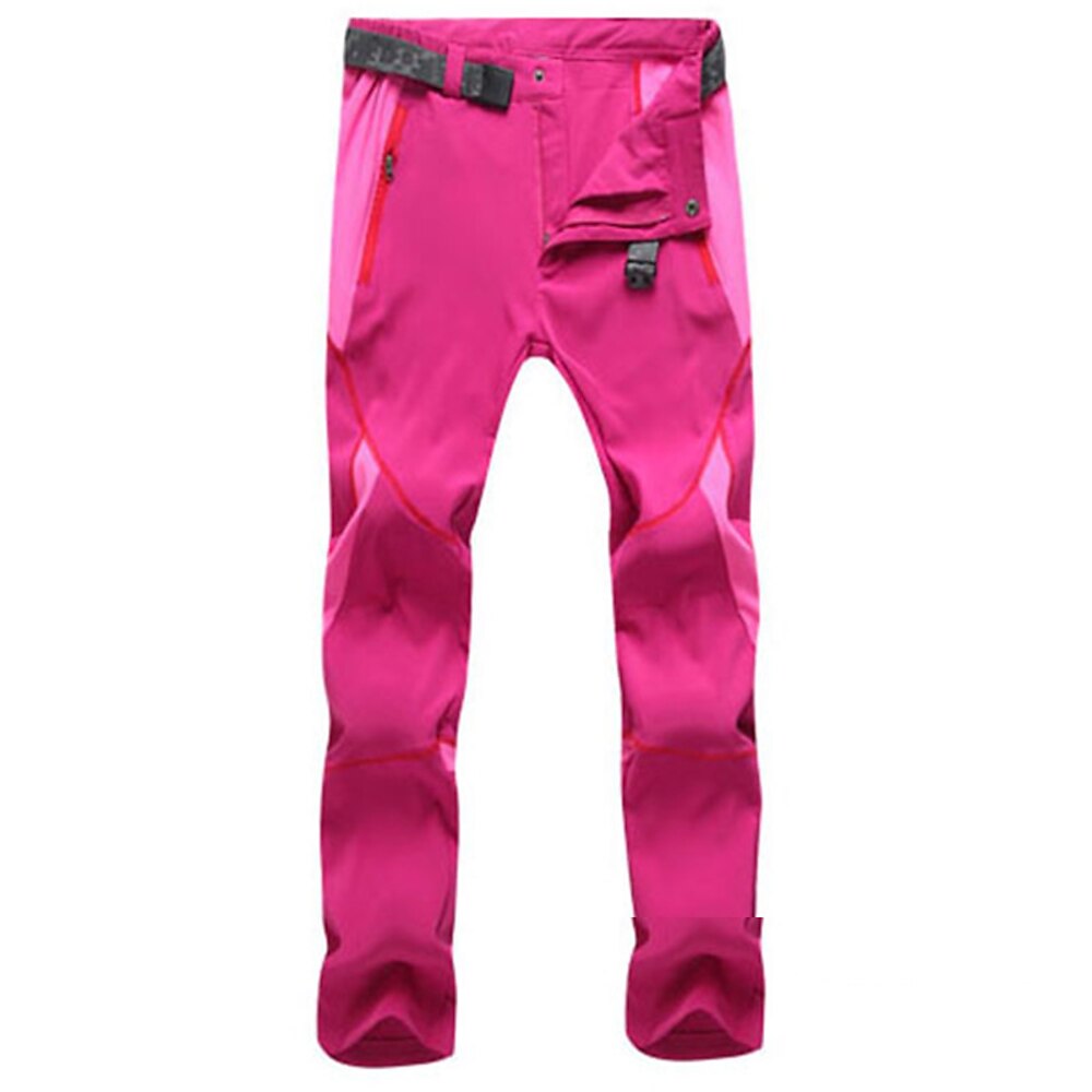 Damen Kampfhosen Cargohosen Taktische Hosen Militär Patchwork Außen Regular Fit Wasserdicht Atmungsaktiv Schnelltrocknend Hosen / Regenhose Rosa Burgund Jagd Klettern Camping / Wandern Lightinthebox