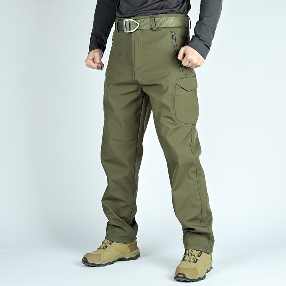 Herren Cargohose Cargohosen Softshellhosen Taktische Hose Hose Hosen Wanderhose Knopf Multi Pocket camuflaje Glatt tragbar Outdoor Täglich Campen und Wandern Modisch Klassisch Gelbe Tarnung Armeegrün Lightinthebox