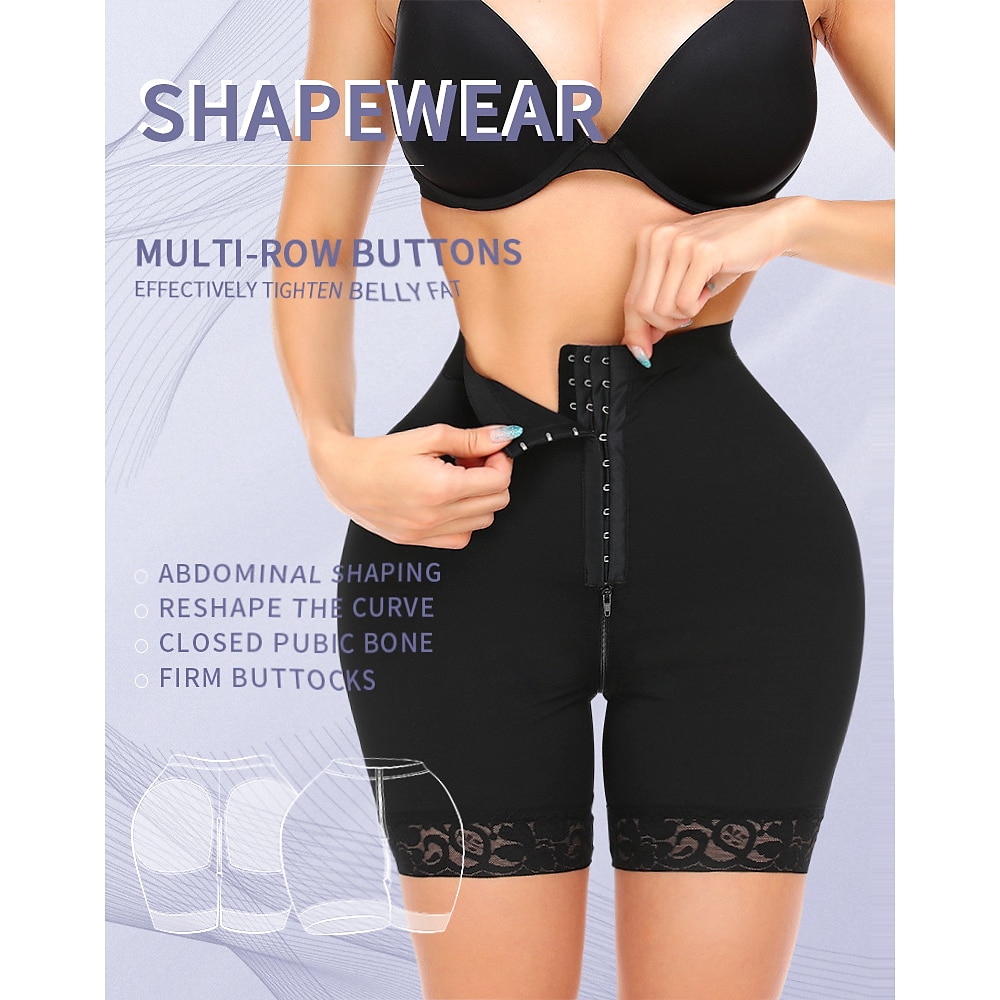 Shapewear-Shorts für Damen, hoch taillierte Body-Shaper-Shorts, Bauchkontrolle, Po-Lifter, nahtlose Kompressions-Home-Outfits Lightinthebox