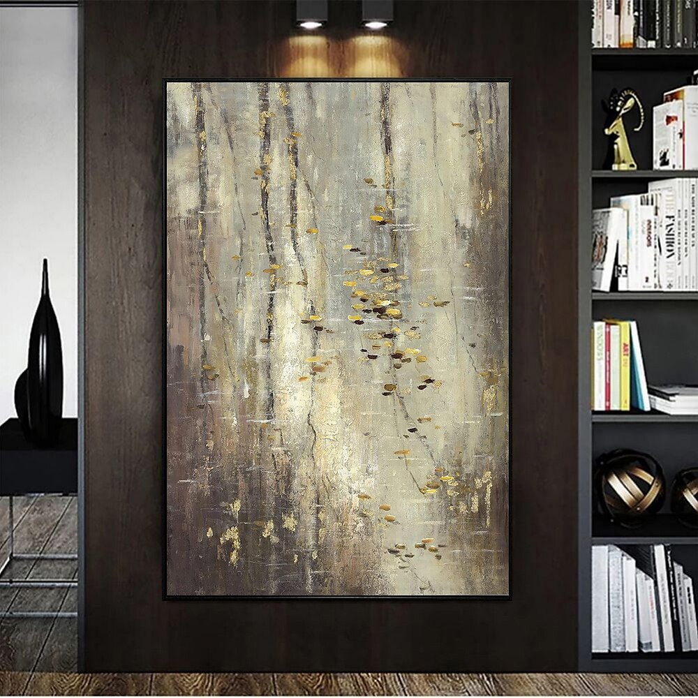 handgefertigte Ölgemälde Leinwand Wandkunst Dekoration moderne abstrakte für Wohnkultur gerollt rahmenlose ungedehnte Malerei Lightinthebox