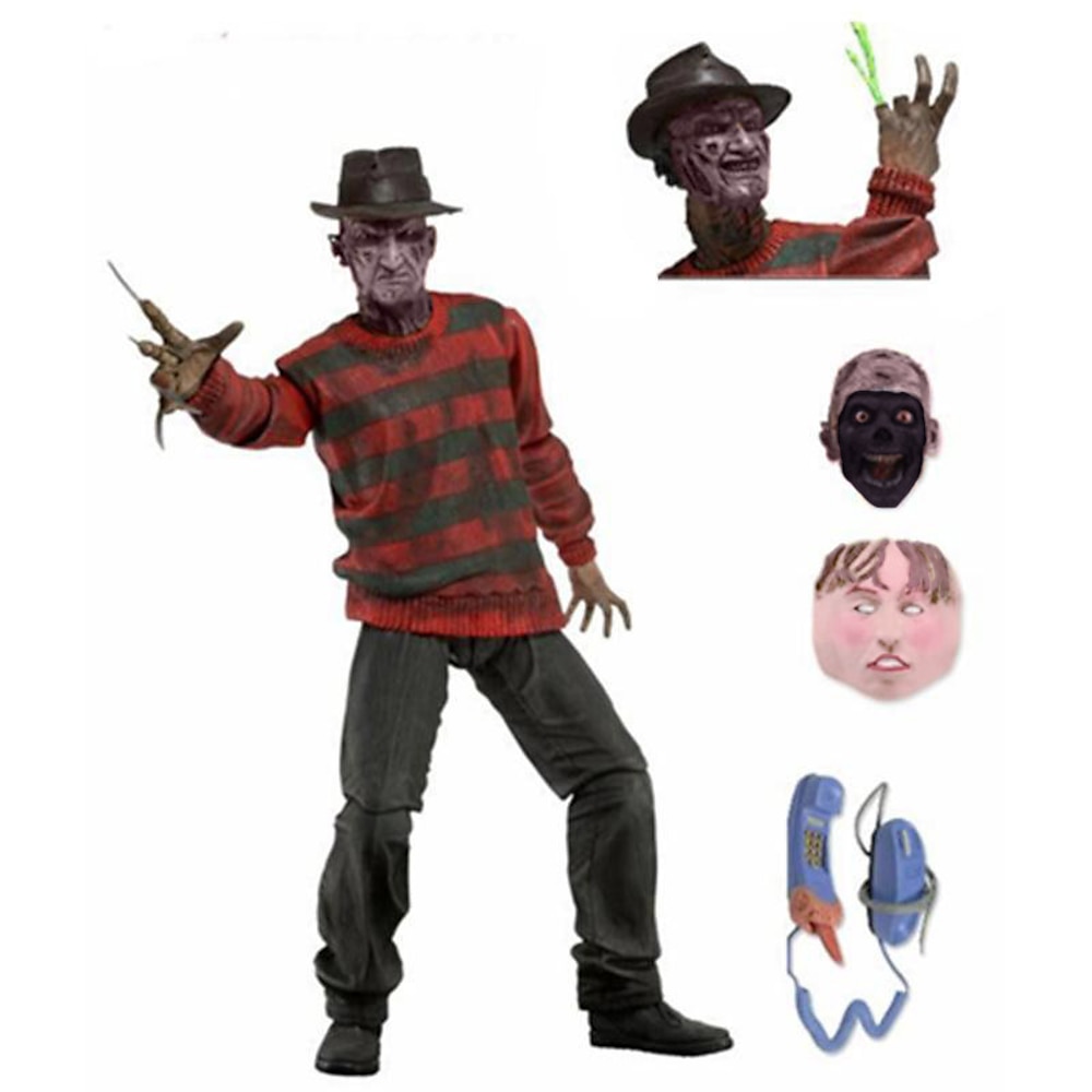 Freddy Krüger Haloween Figuren Erwachsene Herren Grusel Gruseliges Kostüm Halloween Karneval Einfaches Karnevalskostüm Lightinthebox