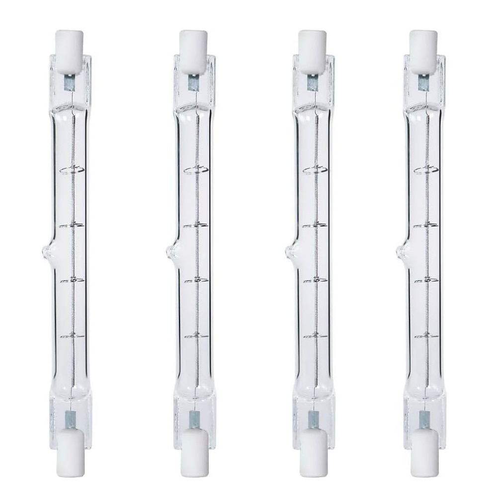 R7s 118 mm T3 300 W dimmbare doppelseitige J-Typ-Glühbirnen, 4er-Pack für Arbeit, Sicherheit Landschaftsbeleuchtung 220-240V Lightinthebox