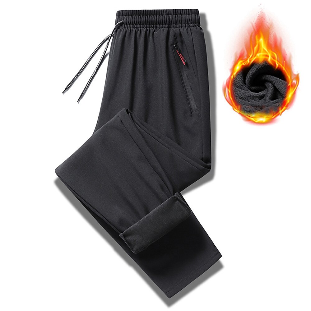 Herren Jogginghose Jogger Sporthose Sportliche Hosen GYM-Hose Kordelzug Elastischer Bund Tasche mit Reißverschluss Hosen / Regenhose Outdoor Sport Natur Sportlich Schnelltrocknend Leichtgewichtig Lightinthebox