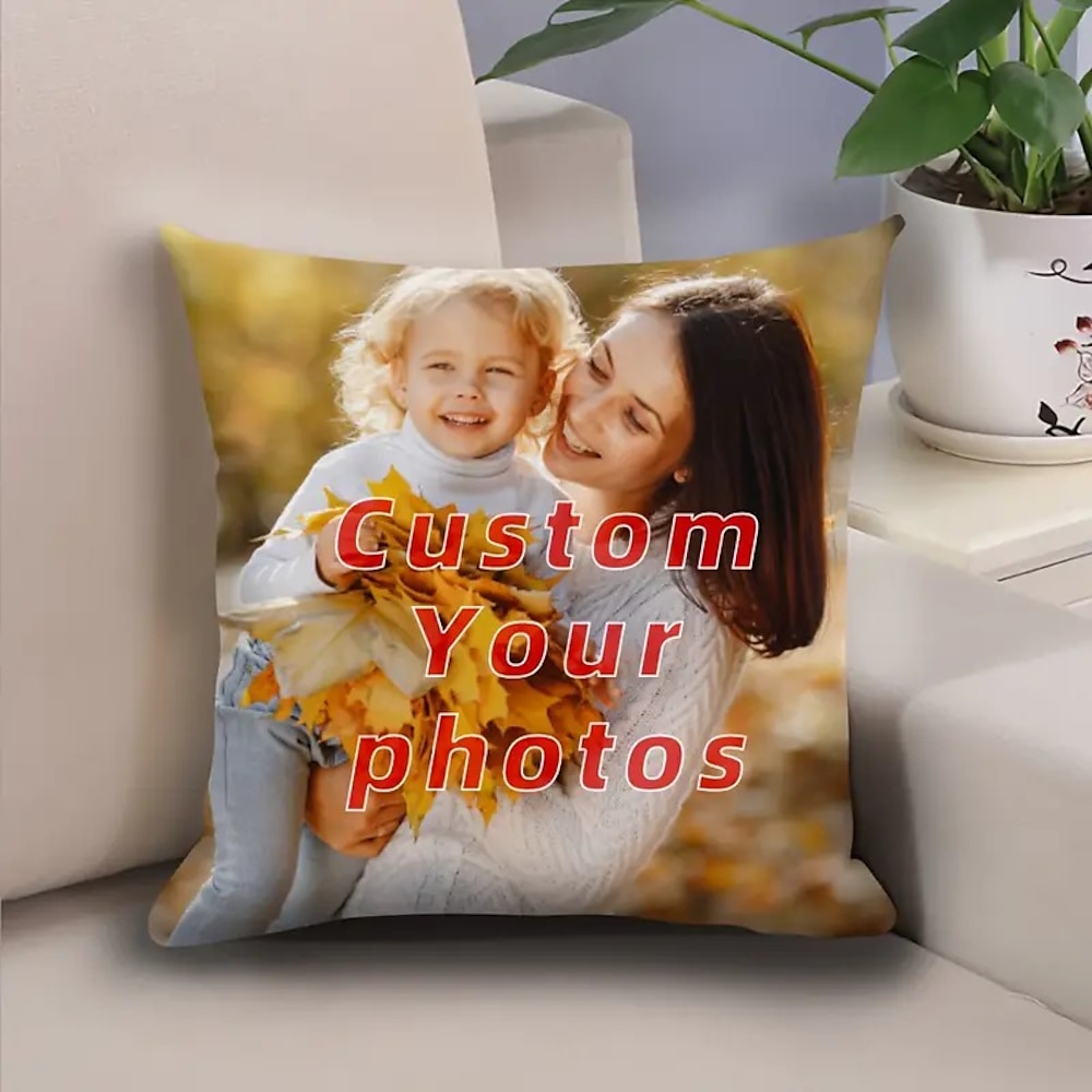 benutzerdefinierte Kissenbezug fügen Sie Ihr Bild personalisierte Foto-Design Bild Mode lässig Kissenbezug Kissenbezug 1pc personalisierte Geschenk nach Maß Lightinthebox