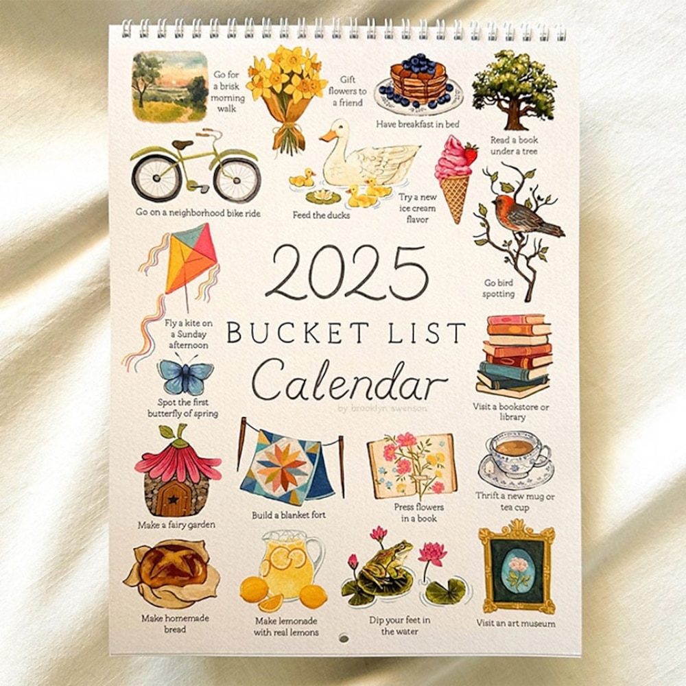 Bucket List-Kalender 2025 Lightinthebox