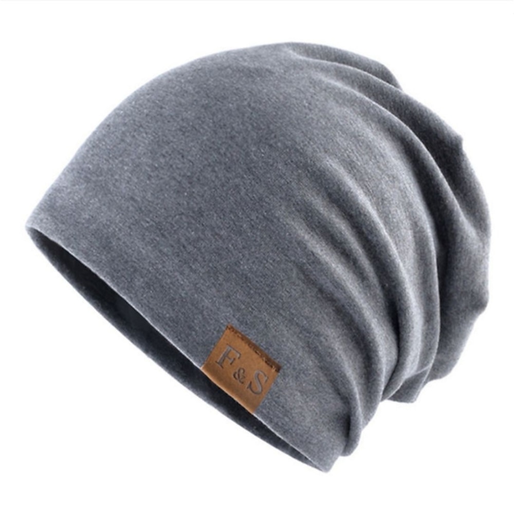 Herren Unisex Beanie Mütze Wintermützen Wollmützen 骷髅头毛线帽 Strickmütze Schwarz Hellgrau Polyester Strick Gemütlich Freizeitskleidung Ausgehen Solide / einfarbig Warm Lightinthebox