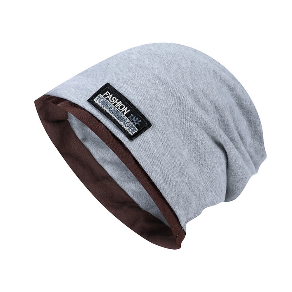 Herren Wanderhut Sturmhaube Winter Außen warm Schädel Caps Buchstabe Nummer Polyester Dunkelgrau Schwarz Burgund für Skifahren Angeln Camping / Wandern / Höhlenforschung Lightinthebox