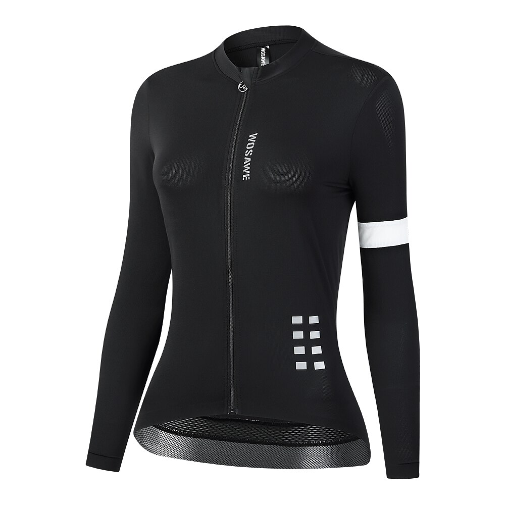 Wosawe Frühling und Sommer Damen Radtrikot Langarm bequem atmungsaktiv Sport Abnehmen Top Langarm bh219 Lightinthebox