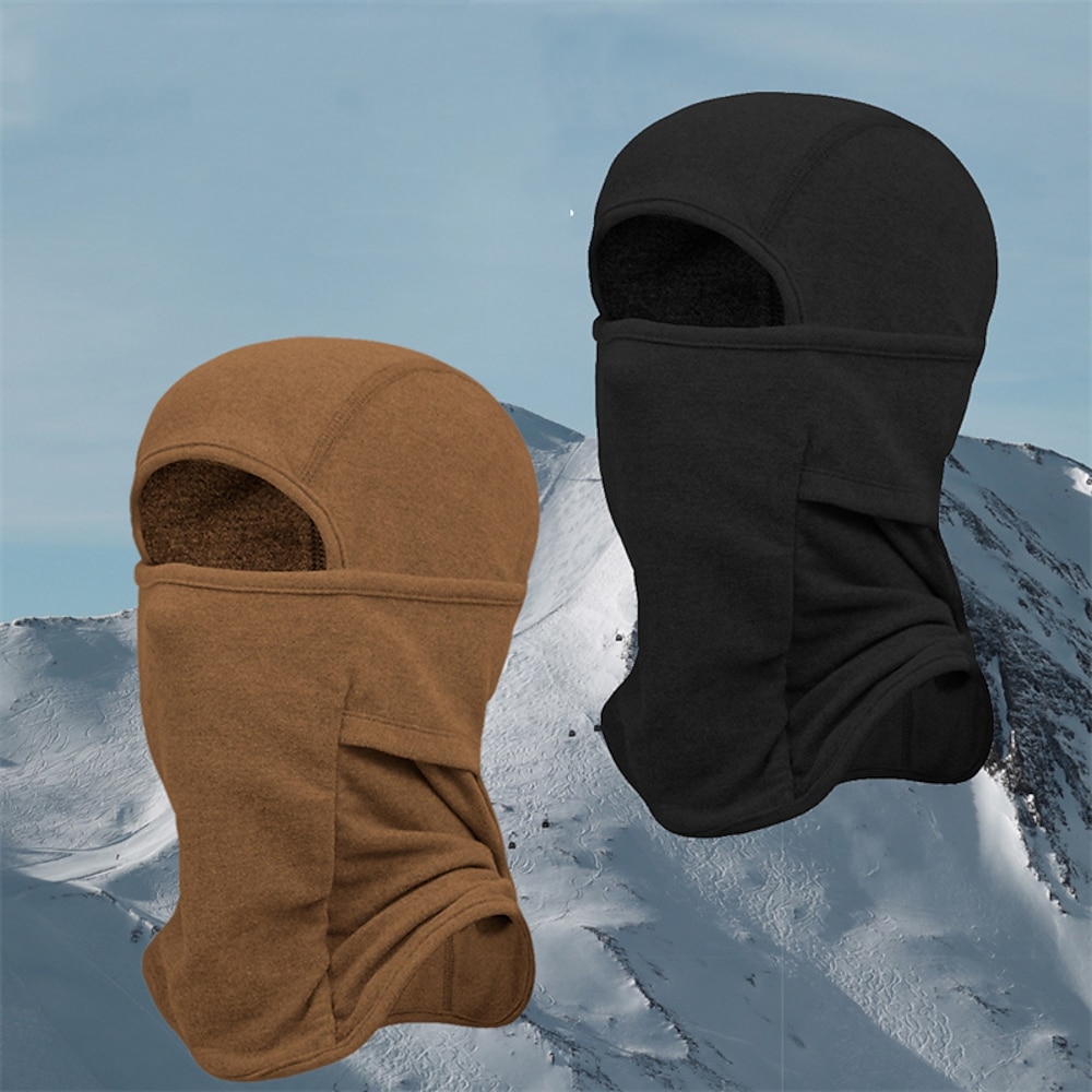 Herren Radfahren Gesichtsmaske Abdeckung Halsmanschette Halsrohr Mütze für Wanderer Sturmhaube Winter Außen warm Windundurchlässig Komfortabel Patchwork Polyester Schwarz Rosa Rot für Angeln Camping Lightinthebox