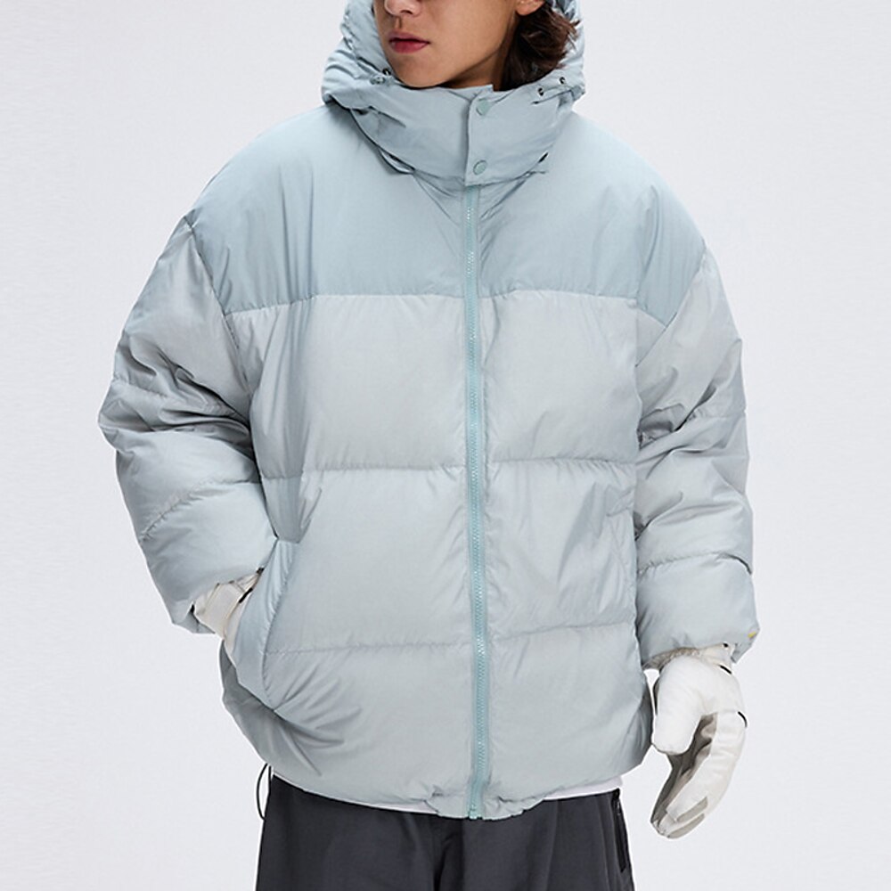 Herren Damen Skijacke Winter Draussen Außen Winter warm Wasserdicht Windundurchlässig Atmungsaktiv Daunenjacken Shirt für Campen und Wandern Snowboarden Wintersport Lightinthebox