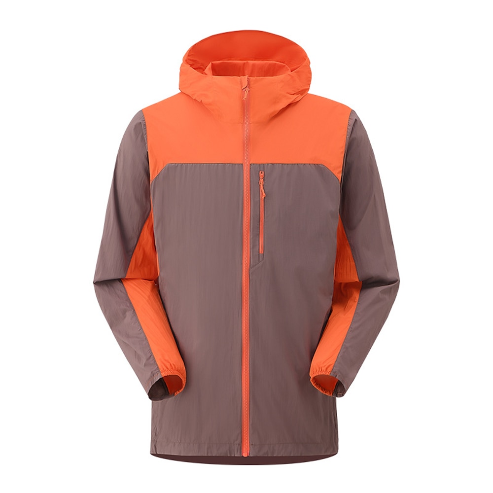 Herren Damen Wanderjacke Windjacke für Wanderer Winter Draussen Wasserdicht Windundurchlässig Leichtgewichtig Oberbekleidung Leichte Jacke Voller Reißverschluss Angeln Klettern Camping / Wandern Lightinthebox