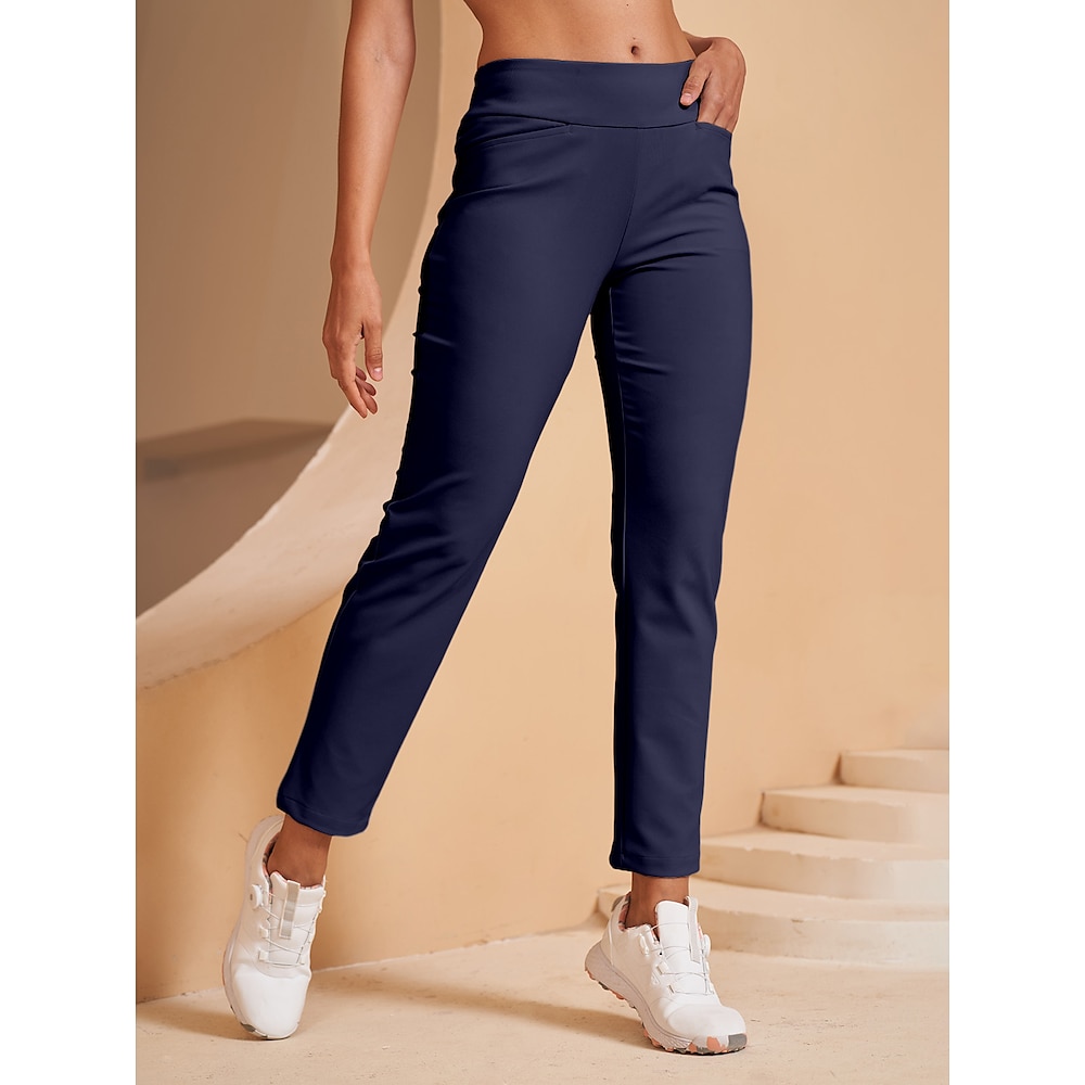 Damen-Golfhose mit 28 Zoll Knöchellänge, Sonnenschutz, Slim-Fit, Stretch, Damen-Golfbekleidung, Kleidung, Outfits, Bekleidung Lightinthebox