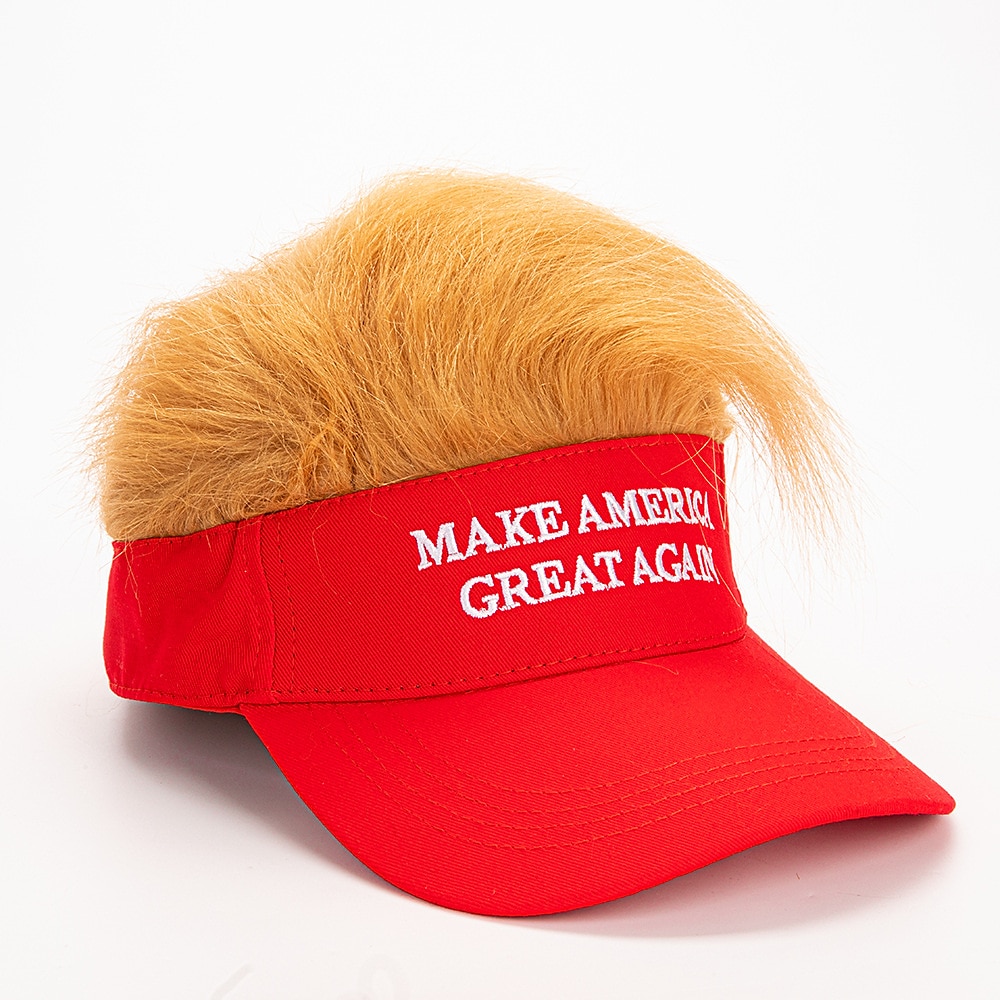 Trump-Mütze „Make America Great Again" für Herren, Baseballmütze, Unisex-Sonnenhut, rot, Baumwolle, Polyester, verstellbar, modisch, für den Alltag, Festival, bestickt, lässig, täglich Lightinthebox