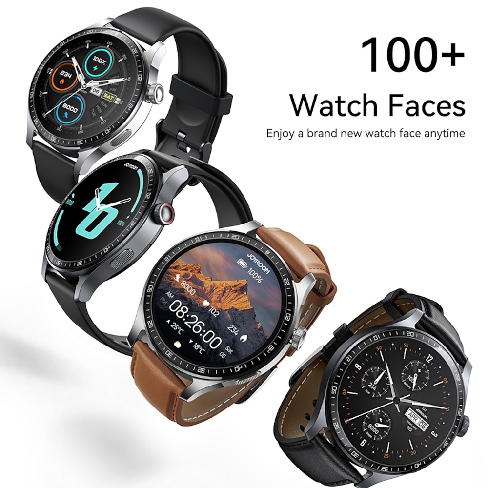 Joyroom JR-FC2 Pro Smartwatch 1.46 Zoll Smartwatch Fitnessuhr Bluetooth Schrittzähler AktivitätenTracker Schlaf-Tracker Kompatibel mit Android iOS Damen Herren Langer Standby Freisprechanlage Lightinthebox